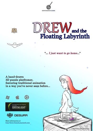 Drew and the Floating Labyrinth (Dust Scratch Games) (ENG) [L]