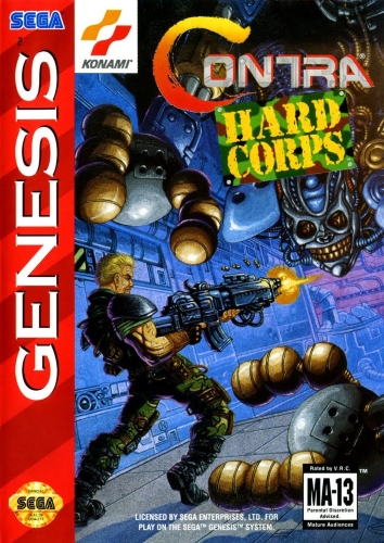 Contra - Hard Corps. SEGA Genesis Game [RUS/ENG]