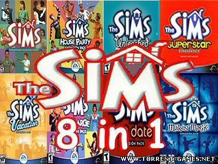 The Sims + Все аддоны (2000-2003/RUS/RePack)
